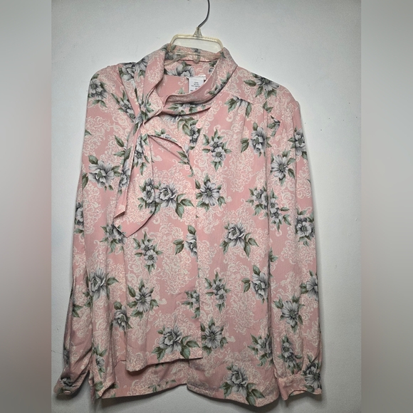 Koret Sz 12 Floral Blouse EUC VINTAGE - Picture 1 of 4